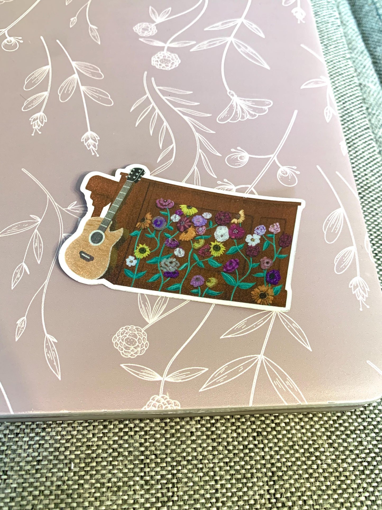 Eras Surprise Song Piano and Guitar Shimmery Sticker