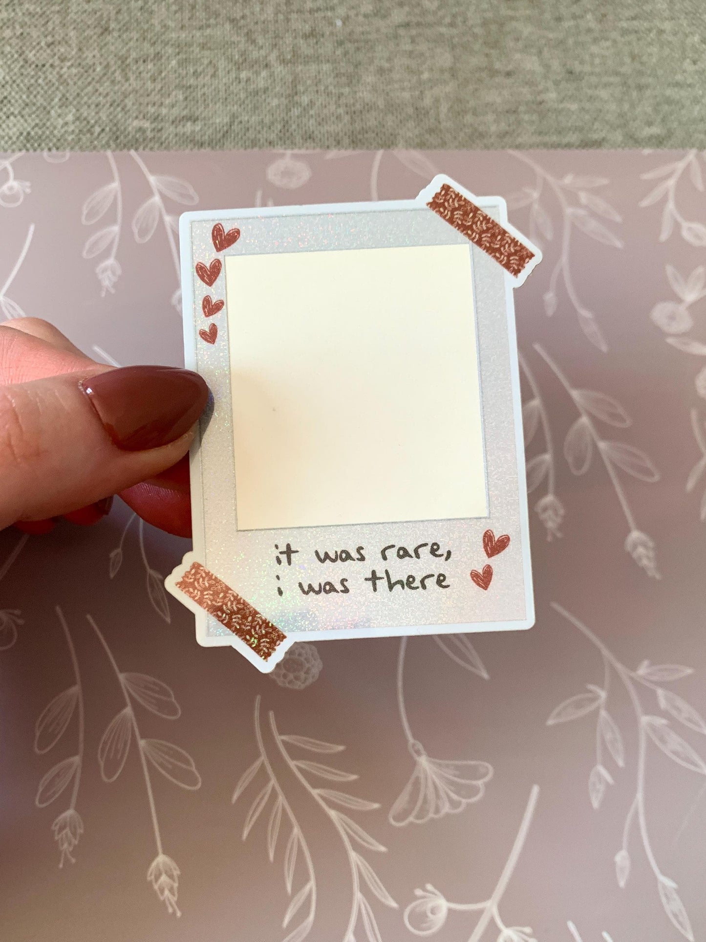 Polaroid Frame Insert your Own Photo Sticker