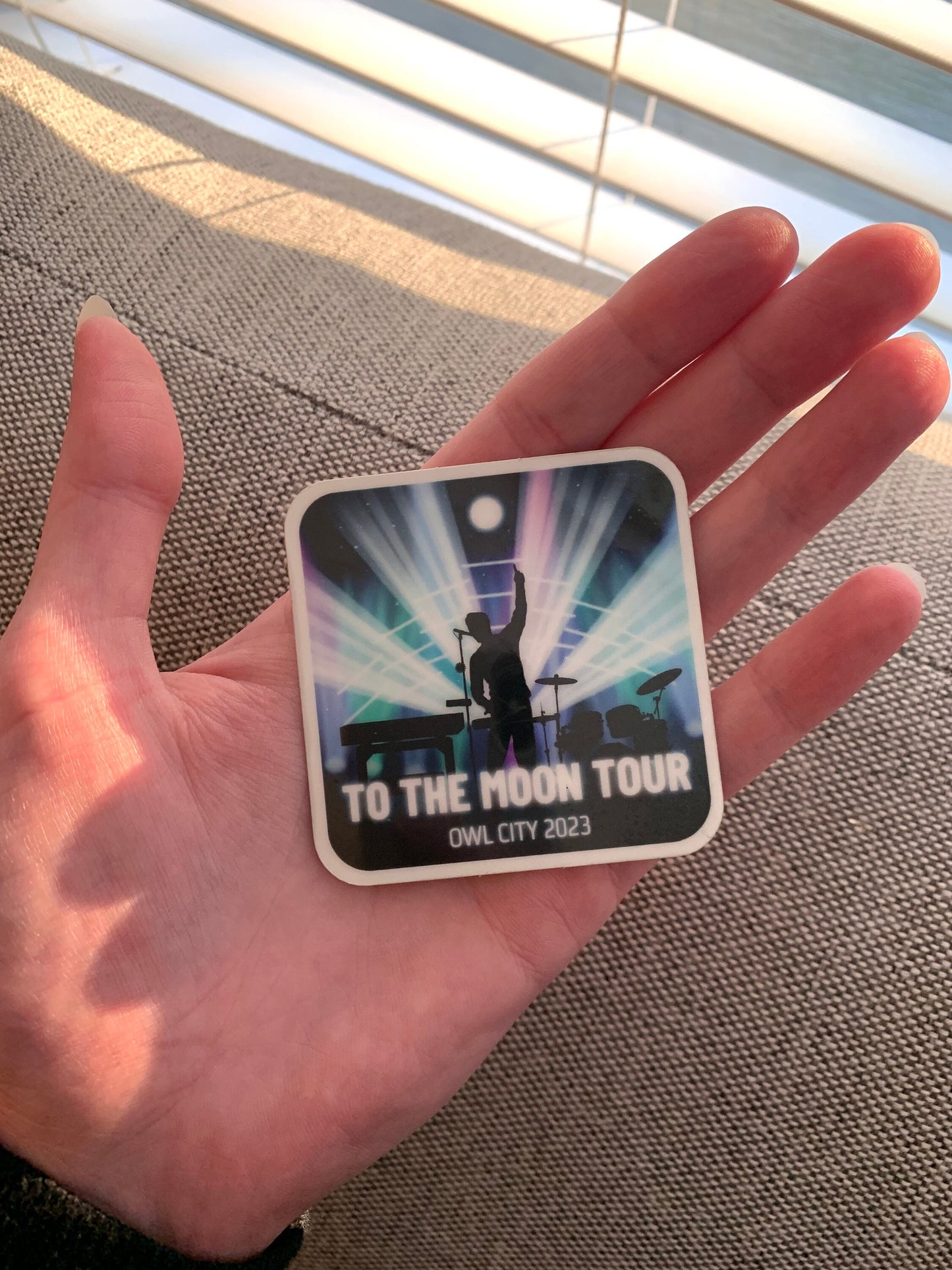 To the Moon Tour Sticker, Glow in the Dark