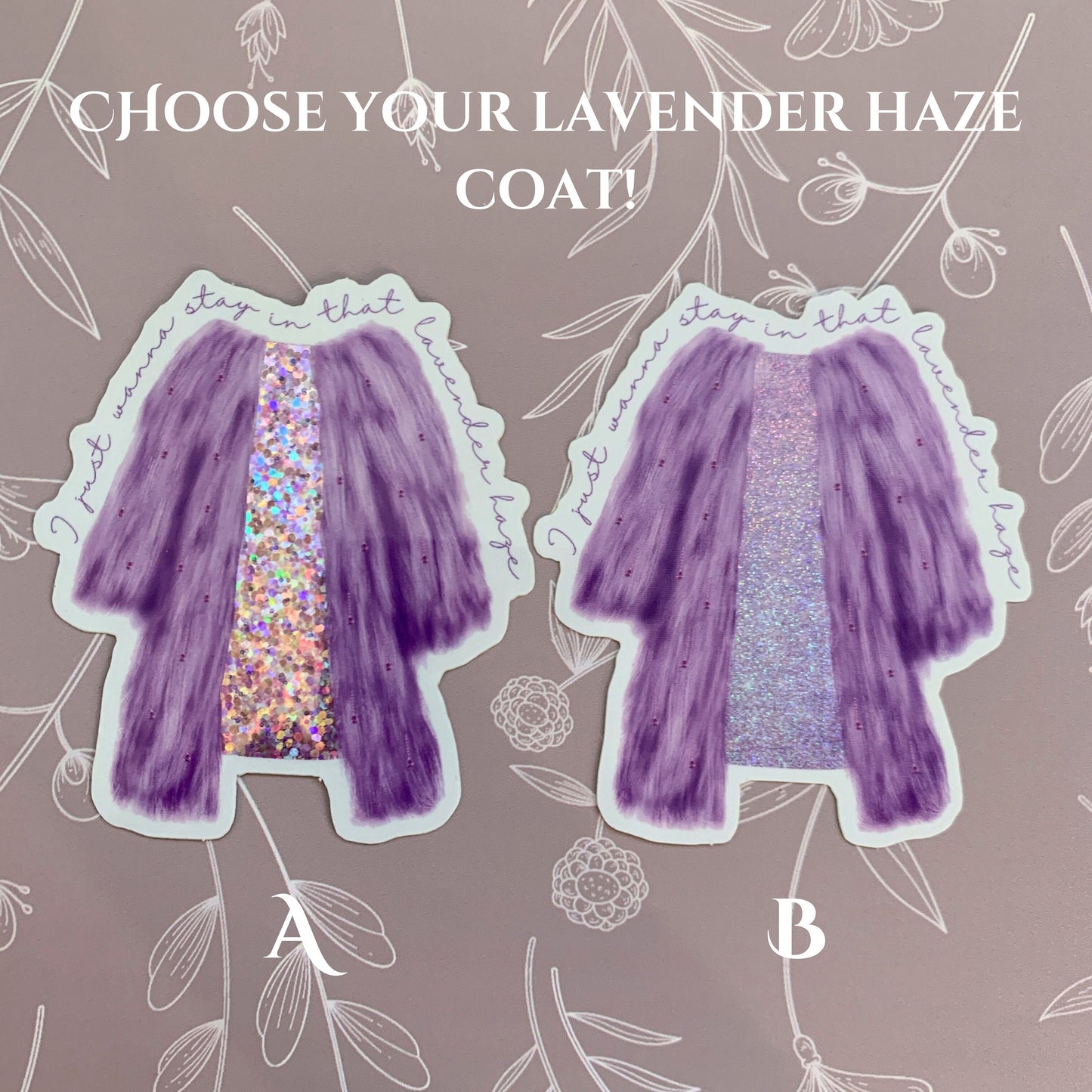 US Eras Outfits Glitter Sticker Bundle -- 6 Stickers