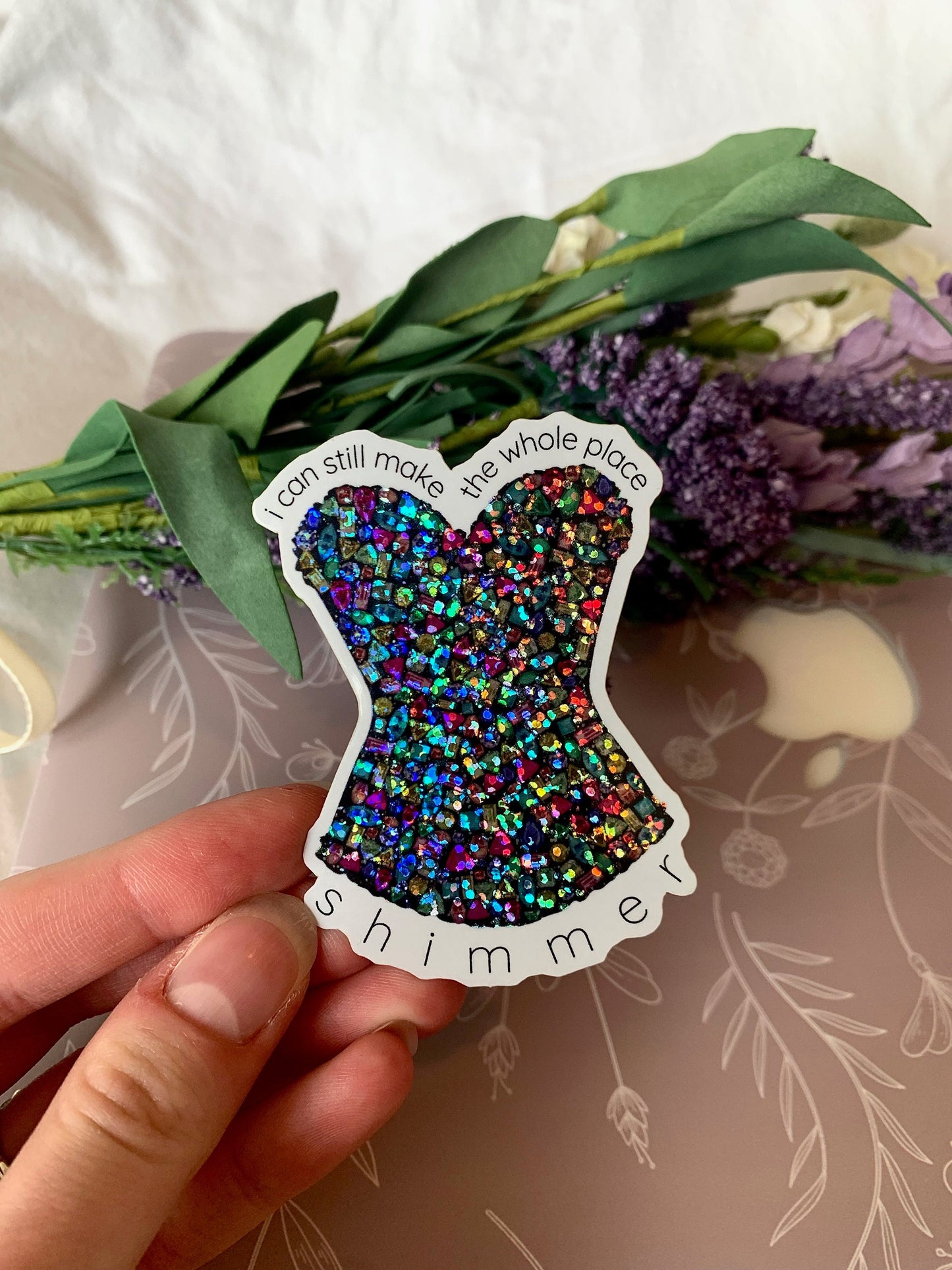 Eras Bodysuits Bundle, Sparkly Glitter Stickers