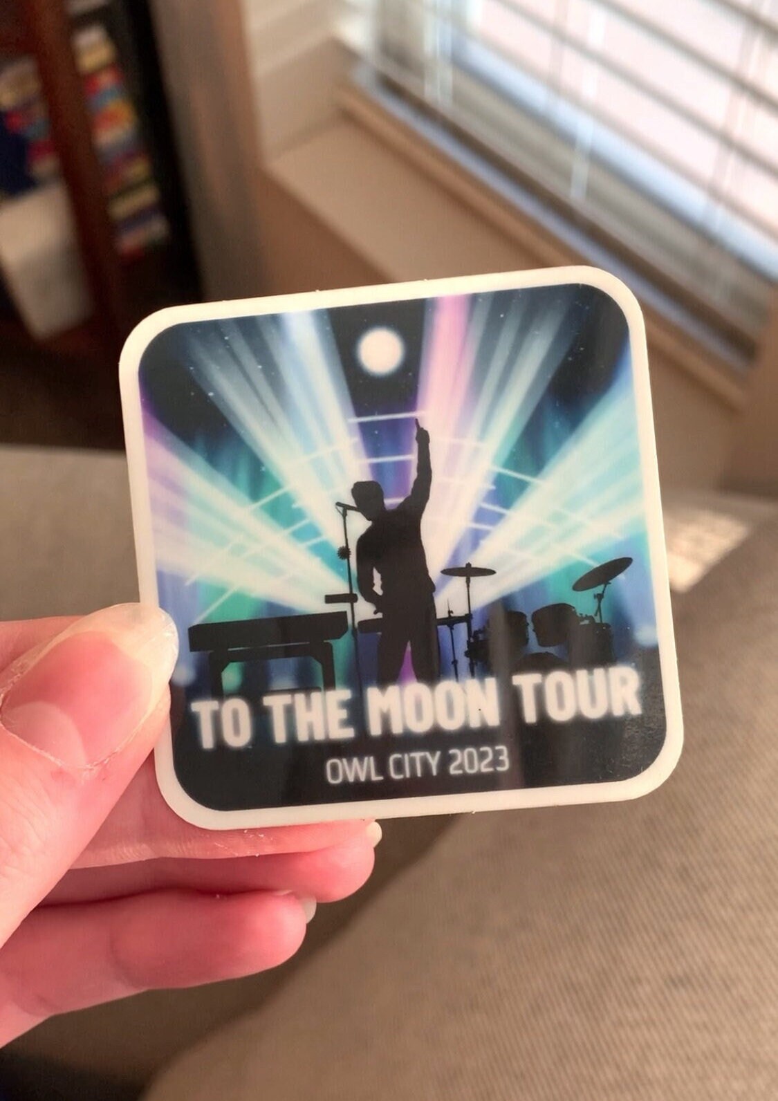 To the Moon Tour Sticker, Glow in the Dark