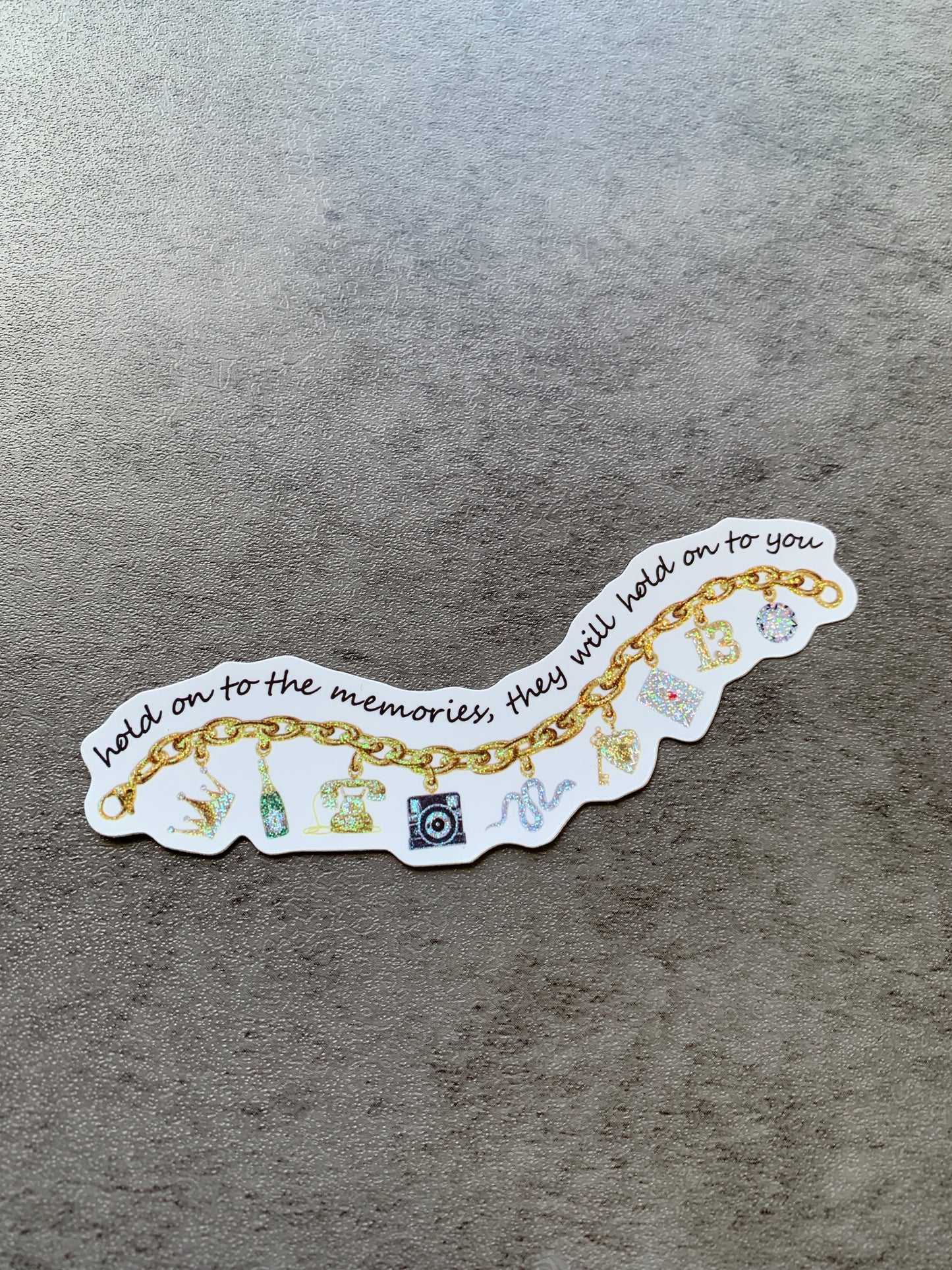 Memories Charm Bracelet Sticker