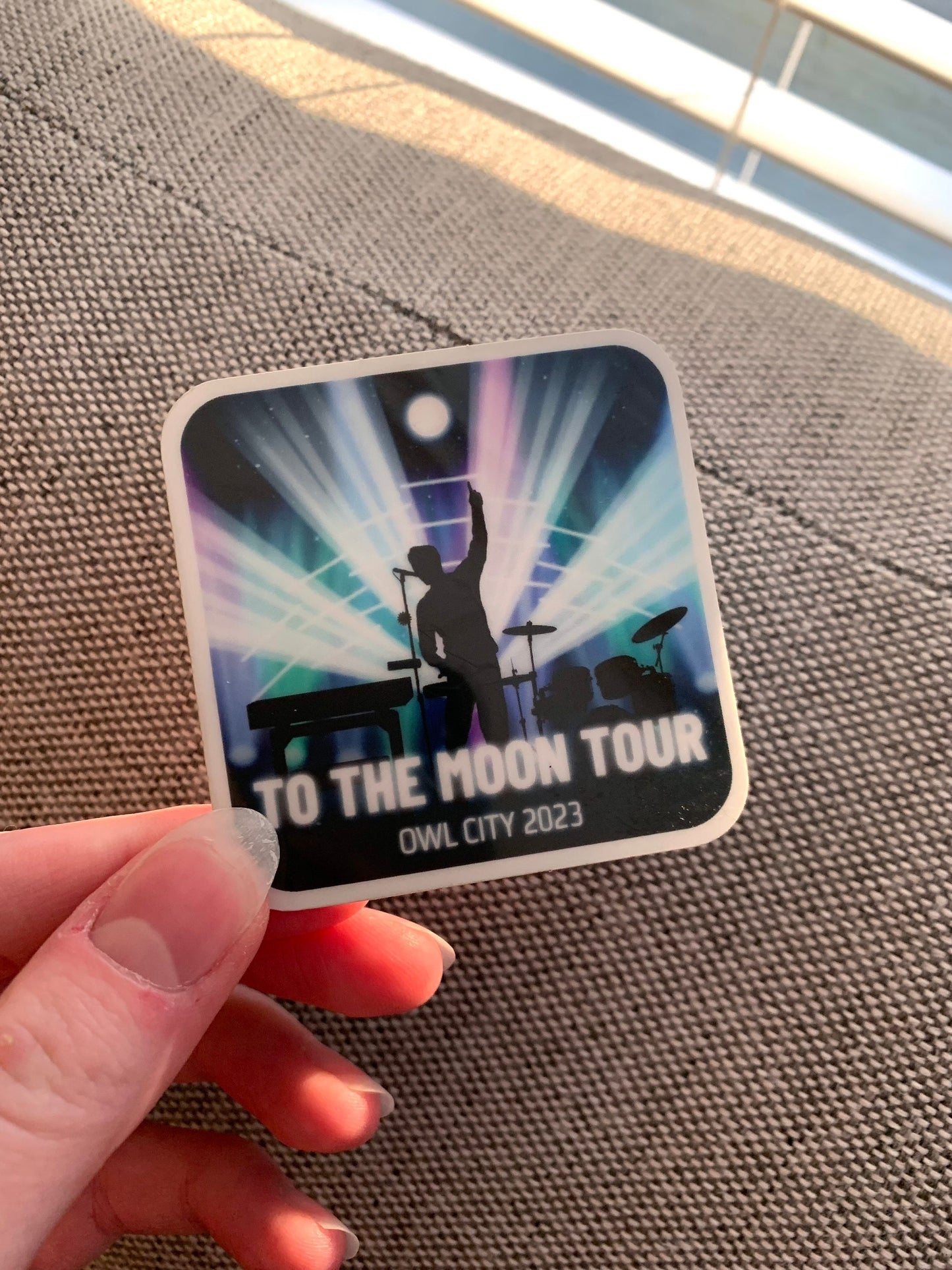 To the Moon Tour Sticker, Glow in the Dark