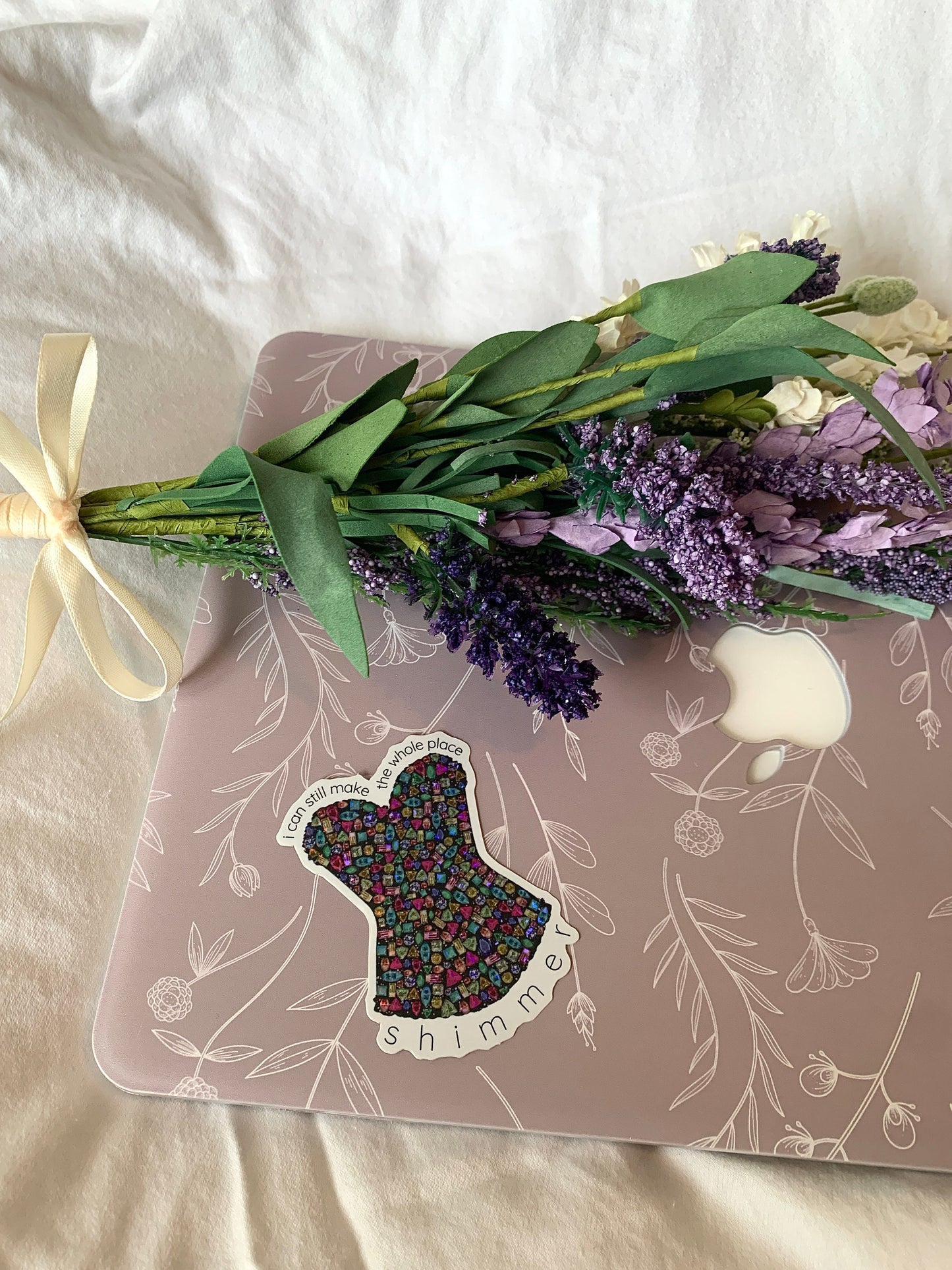 Bejeweled Sticker, Taylor Midnights Sticker, Glitter Sparkle I Can Still Make the Whole Place Shimmer Sticker