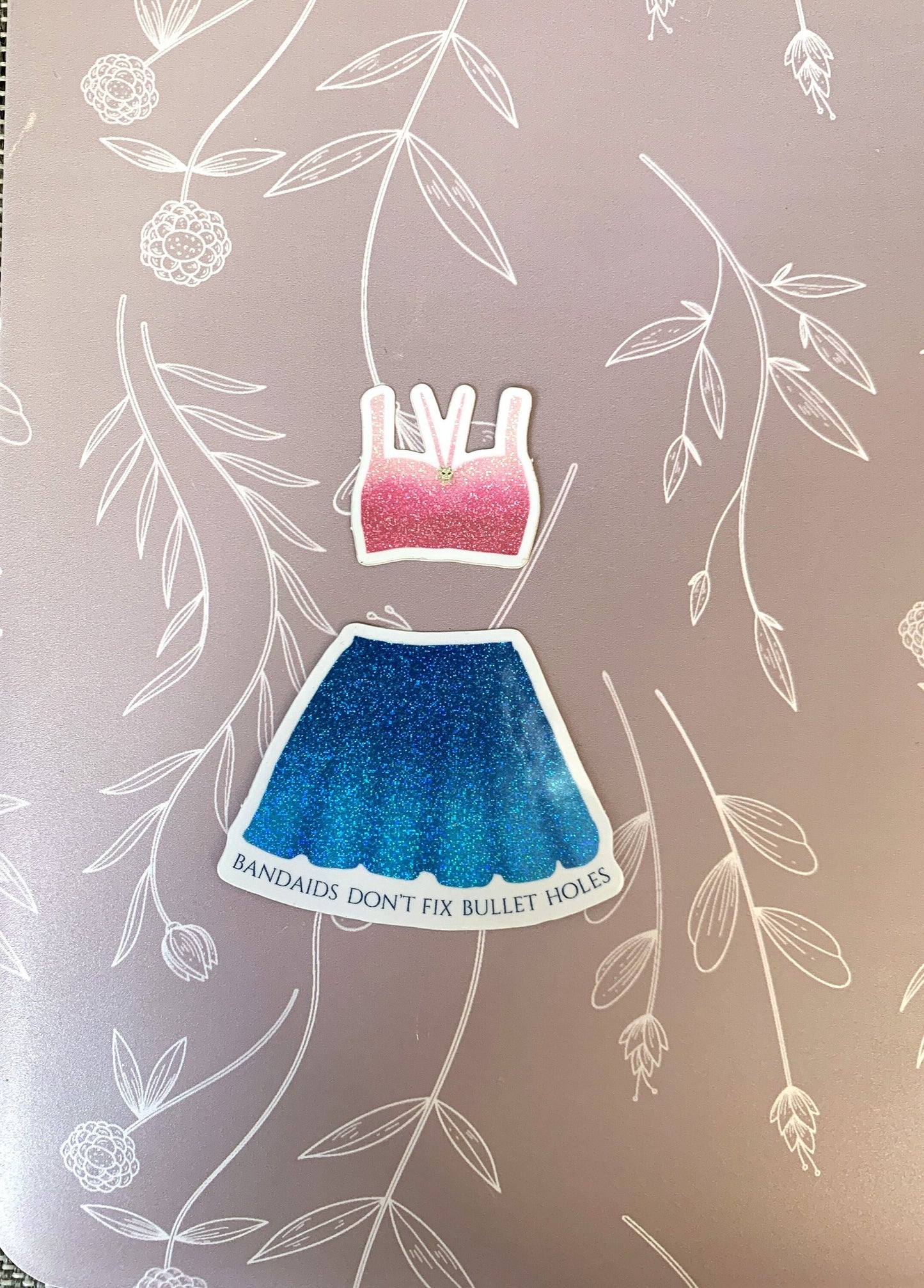 Eras Colorful 2-Piece Shimmer Single Set (Mix and match colors!)