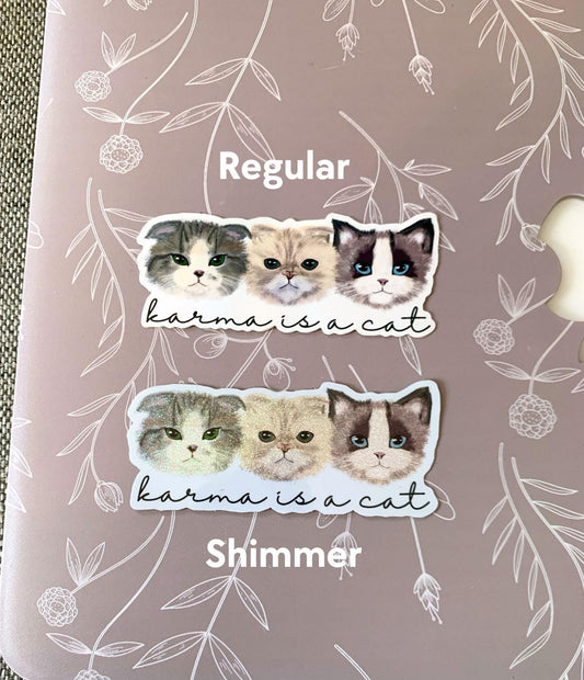 Karma Taylor's Cats Sticker