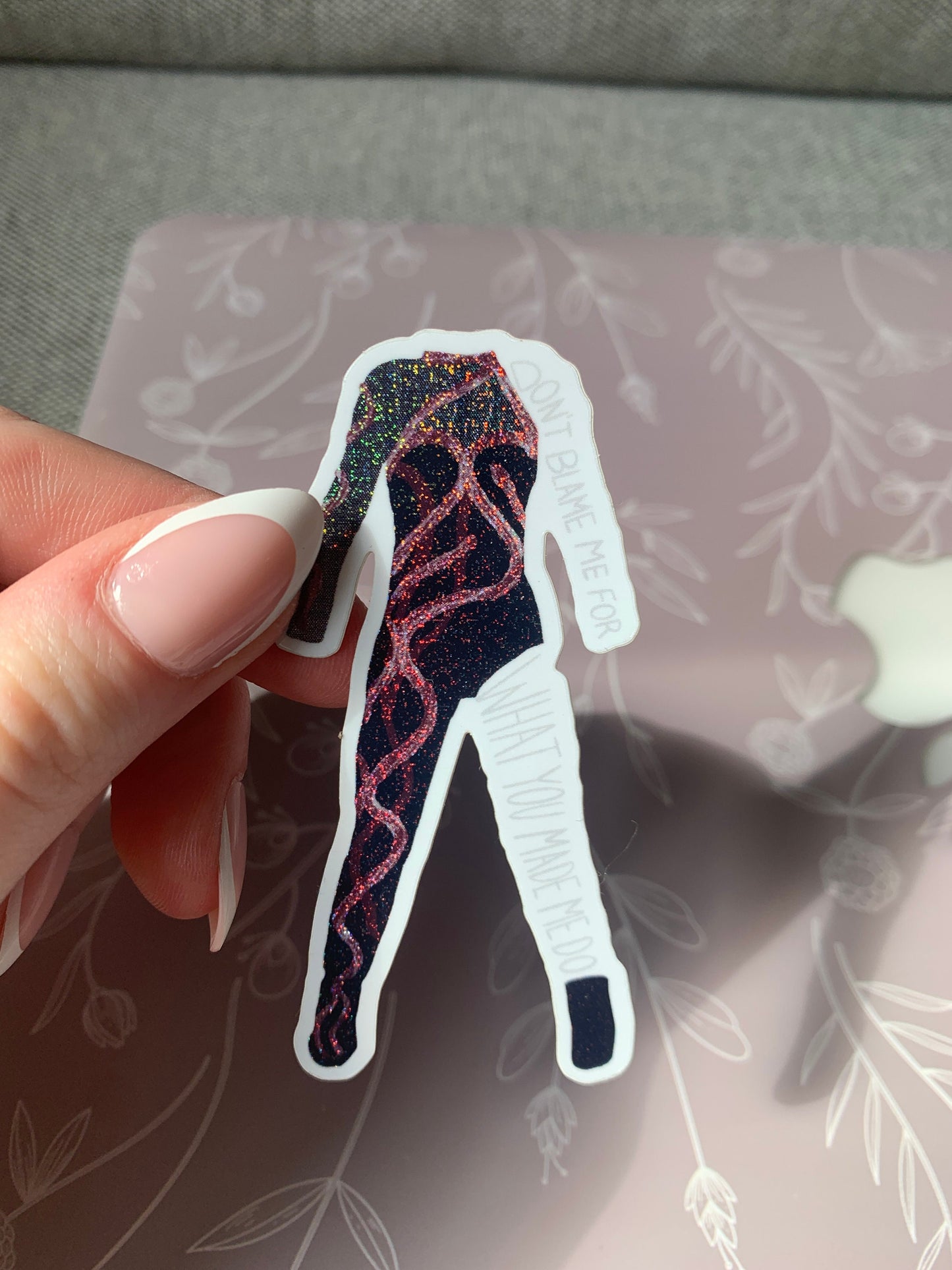 Black and Red Snake Outfit, Eras Tour Sticker