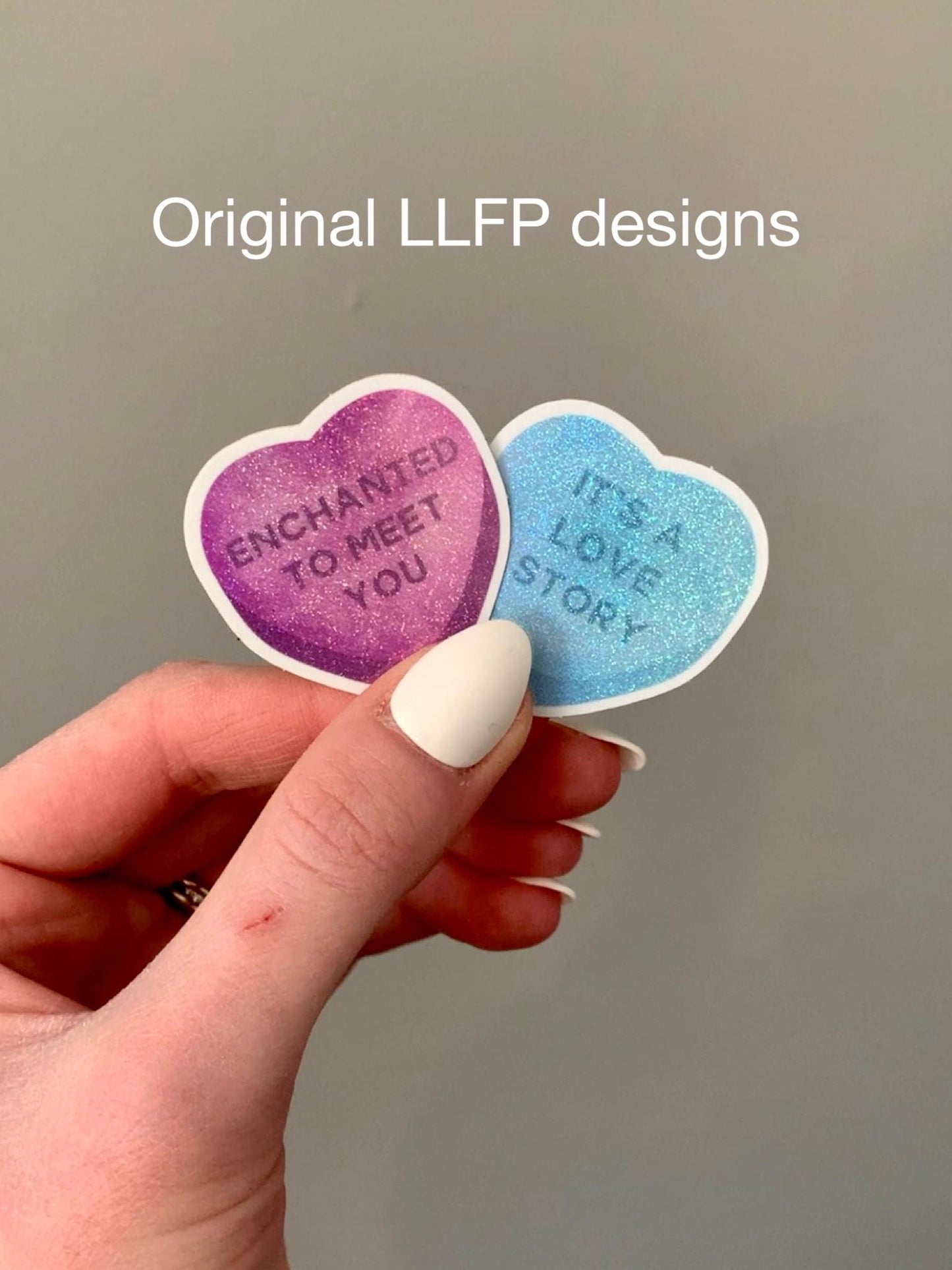 Valentines Taylor Lyric Hearts -- Vinyl Inspired Candy Heart Sticker Set