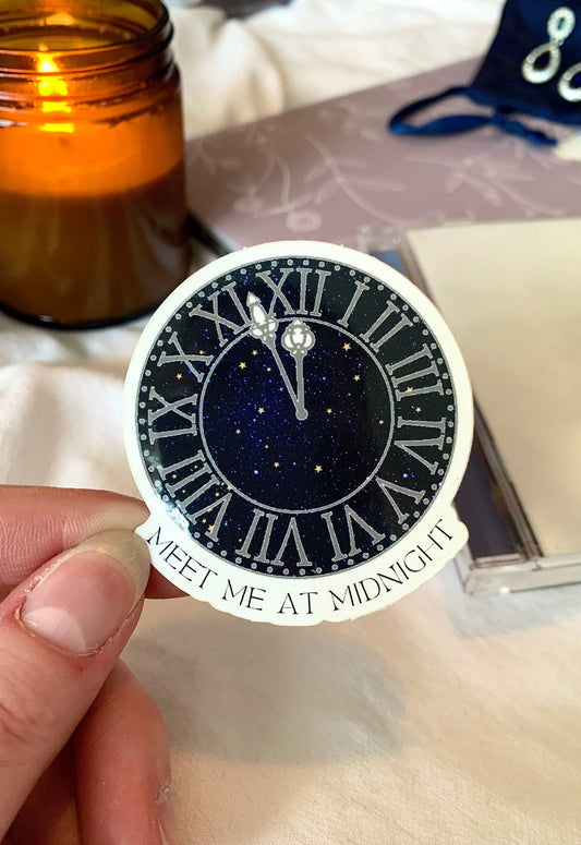 Midnights Sticker, Taylor Music Sticker, Midnights Merch Clock, Music Lover Laptop Decal