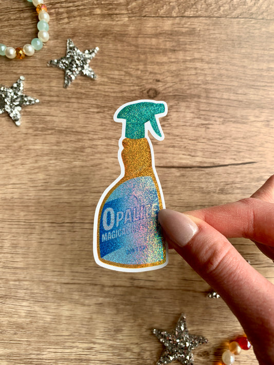 Opalite Spray Bottle Sticker