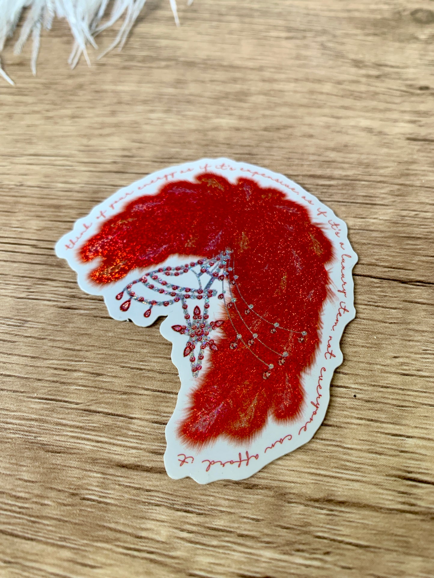 Feather Headdress Shimmer Sticker