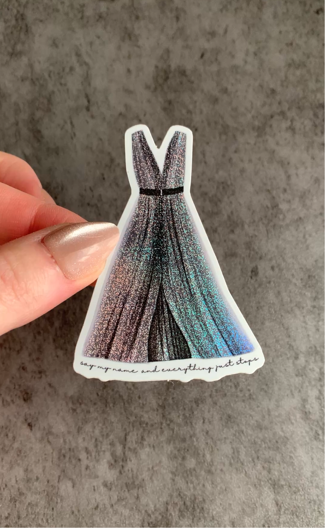 Dress Shimmery Sticker