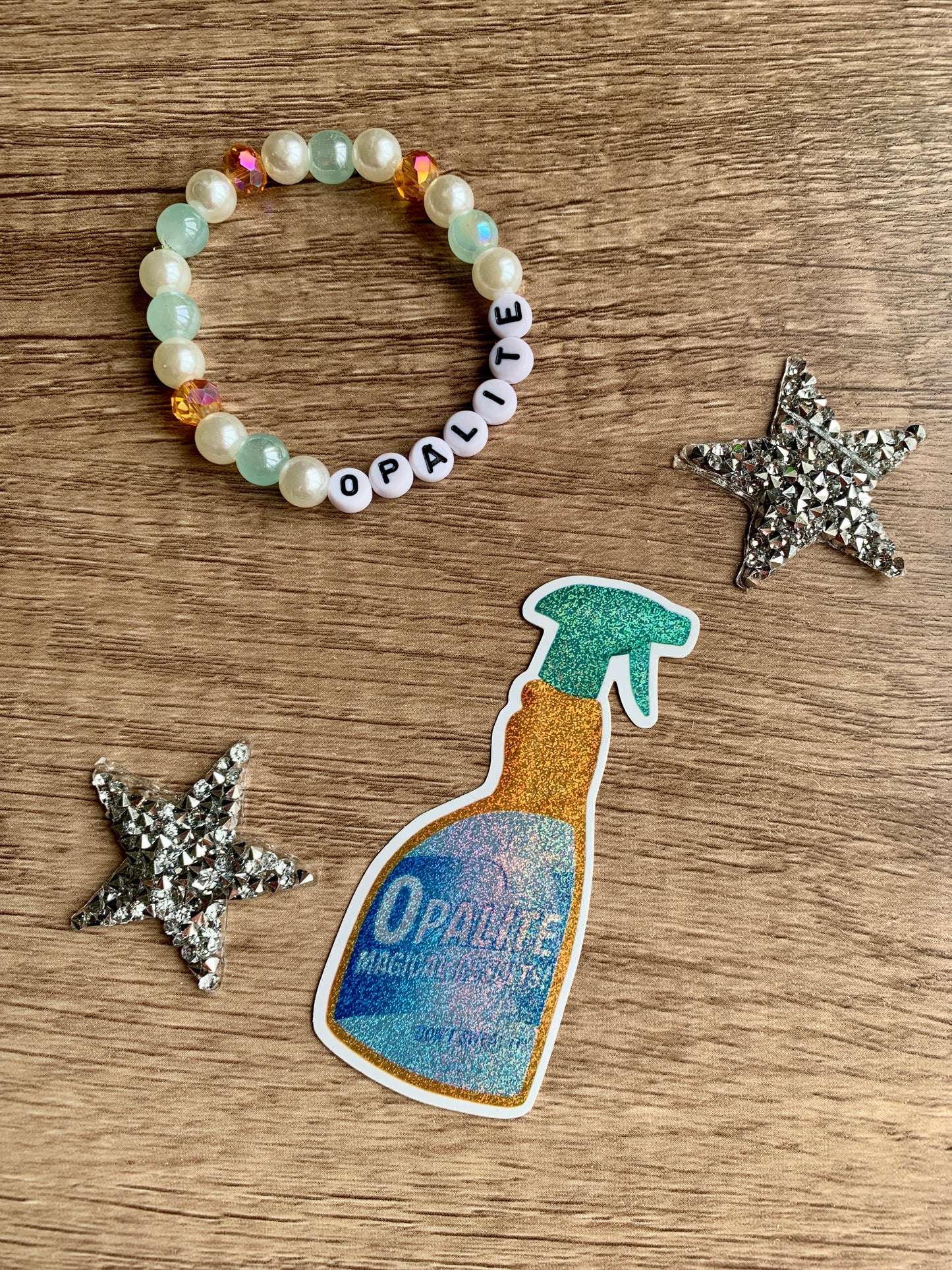 Opalite Spray Bottle Sticker