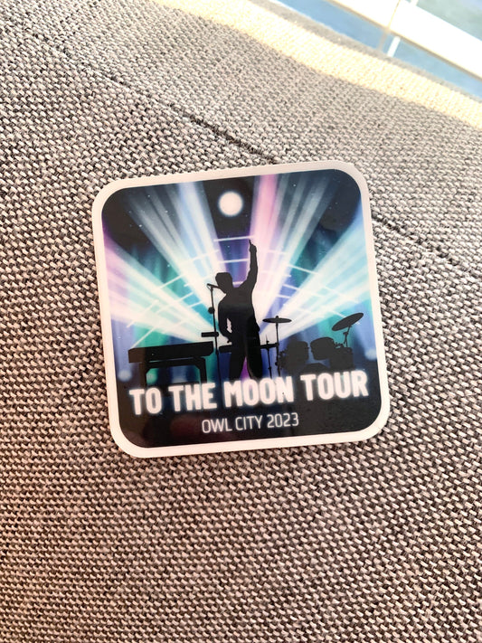 To the Moon Tour Sticker, Glow in the Dark