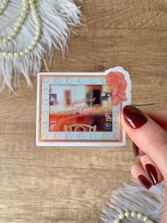 Backstage Mirror Sticker