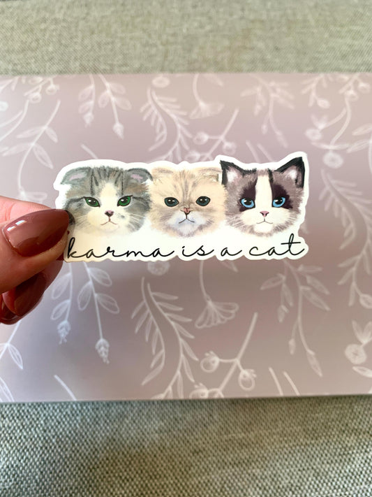 Karma Taylor's Cats Sticker