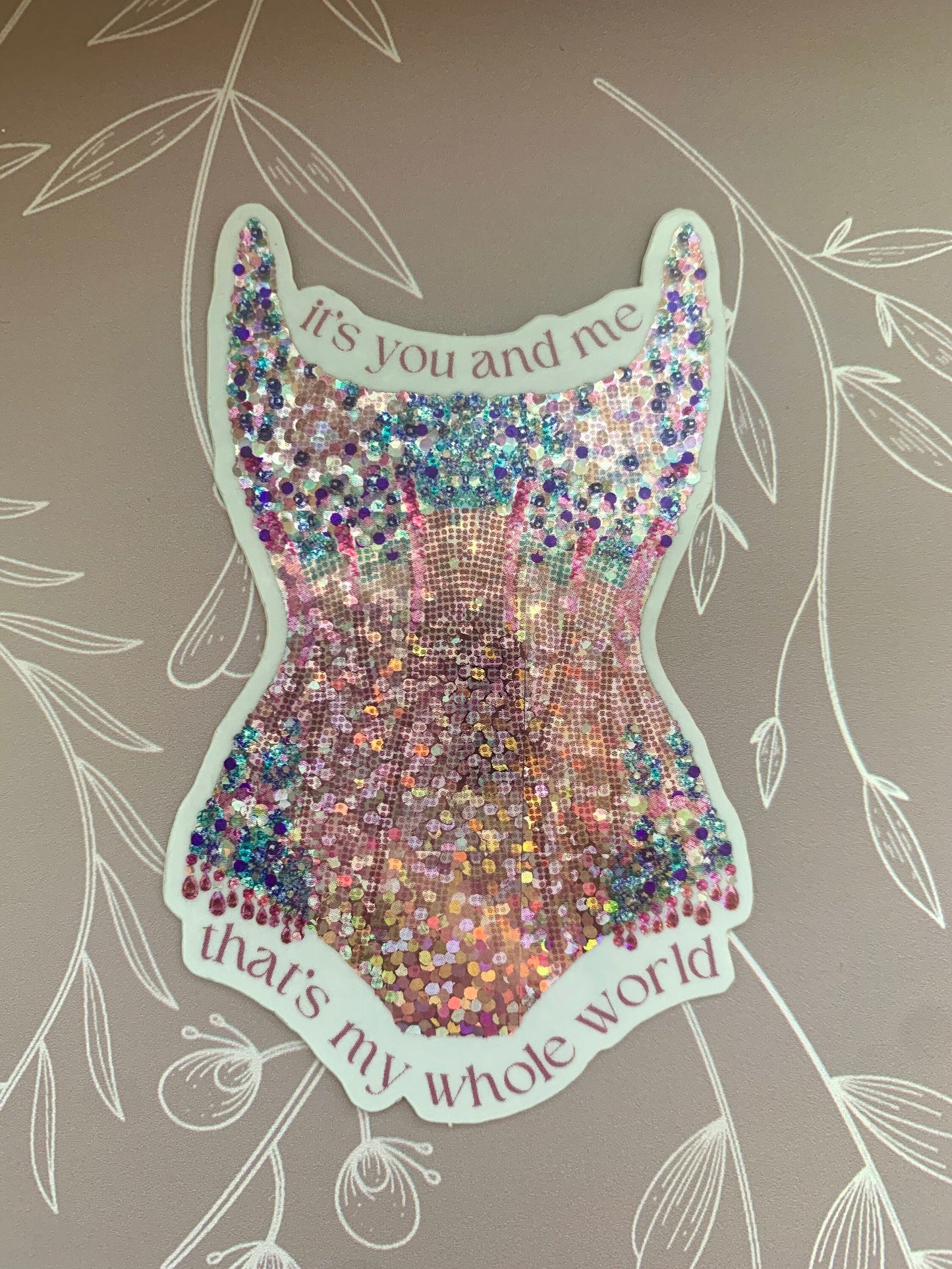 Eras Bodysuits Bundle, Sparkly Glitter Stickers