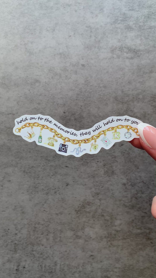 Memories Charm Bracelet Sticker