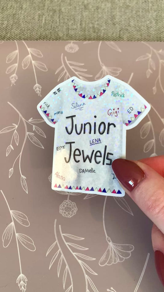 Junior Jewels Sparkly T-Shirt Sticker