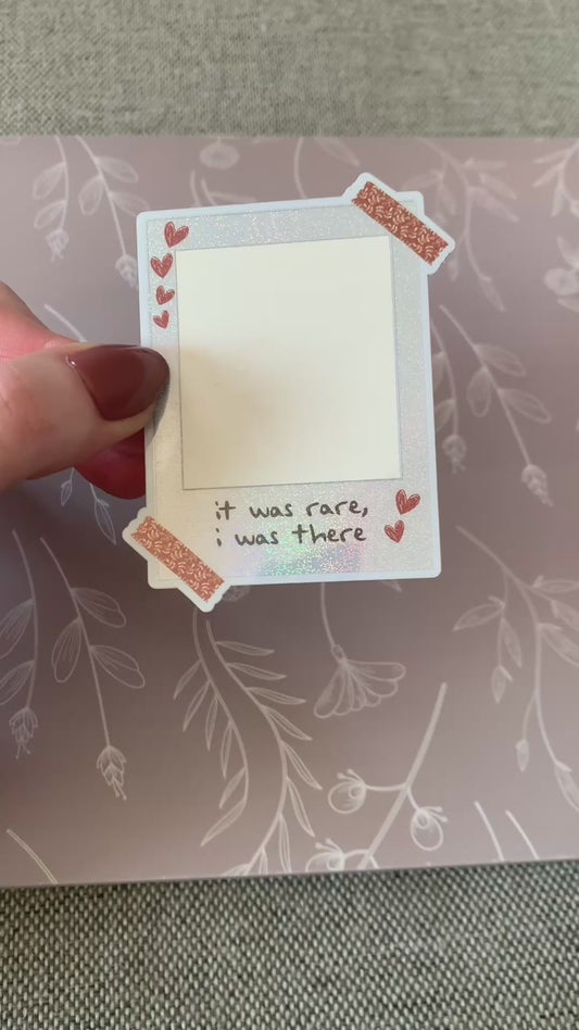 Polaroid Frame Insert your Own Photo Sticker