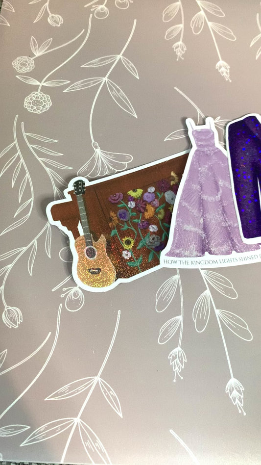 New Eras Outfits Glitter Sticker Bundle -- 7 Stickers