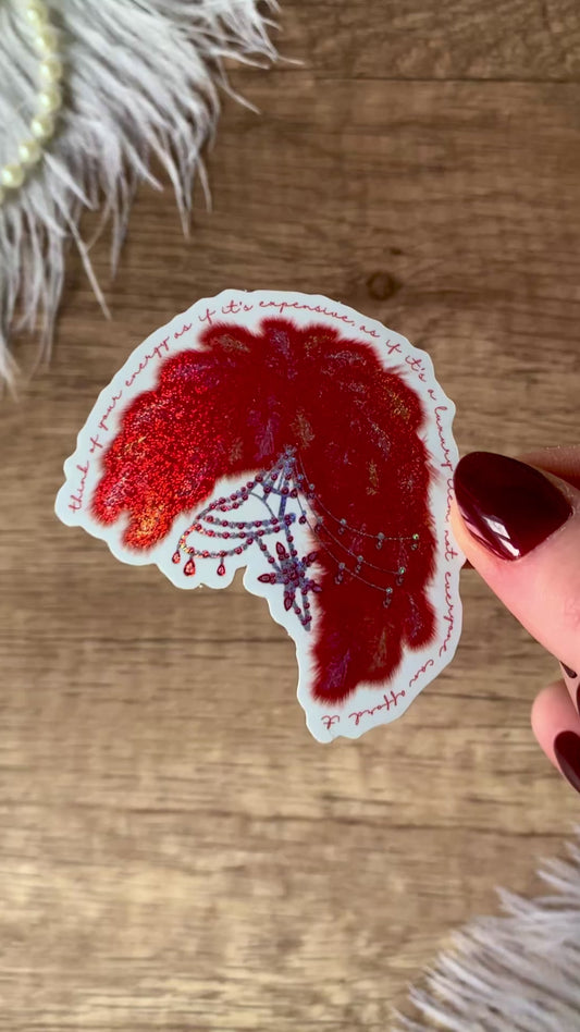 Feather Headdress Shimmer Sticker